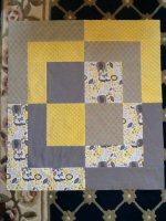 Big Baby Bento Box Quilt Free Tutorial by Ronda Cassens from Ronda's Creations