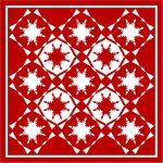 Feathered Frost Quilt by Betsey Langford for AQSblog