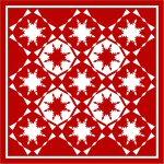 Feathered Frost Quilt by Betsey Langford for AQSblog