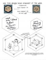 Hexie Ornament Patterns by Cyndi from Bee Tree Designs