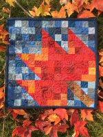 Majestic Maple Mini Quilt Pattern by Bonnie Osness from lakegirlquilts