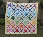 Rainbow Sampler Quilt Tutorial by Angela Feldbush from So Scrappy