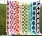 Rainbow Rows Quilt by Corey Yoder from Coriander Quilts