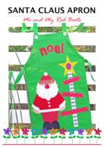 Santa & Mrs. Claus Christmas Free Apron Pattern by Antonie Alexander from the The Red Boot Quilt