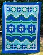 Starlight Mountains Quilt by Andrea Smith from Happy Cloud Creations
