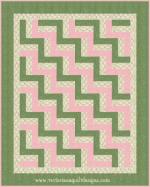 Beginner's Baby Rail Fence Free Quilt Pattern by Benita Skinner from Victoriana Quilt Designs