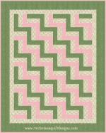 Beginner's Baby Rail Fence Free Quilt Pattern by Benita Skinner from Victoriana Quilt Designs