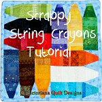 Scrappy String Crayons Quilt Tutorial by Benita Skinner from Victoriana Quilt Designs