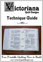Free Printable Quilting How-to Book by Benita Skinner from Victoriana Quilt Designs