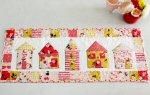 Vintage Daydream Neighborhood Table Runner by Beverly McCullough from Flamingo Toes