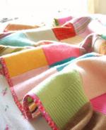 Woolly Patchwork Blanket by Beata from RoseHip