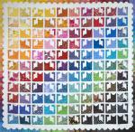 Rainbow Kittens Quilt Tutorial by Sally from The Objects of Design