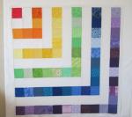 Zippy Rainbow Quilt Tutorial by Carol Steely of Fun Threads Designs